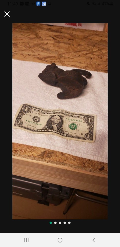 Vintage Cast Iron Squirrel Nutcracker Lever Tail Figural Manual Nut Cracker