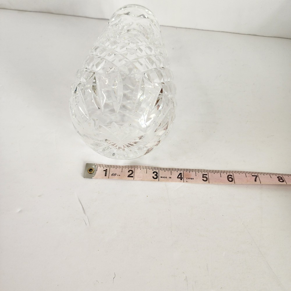 Small Round Leaded Crystal Vase