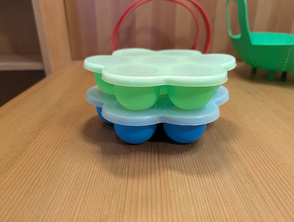 Instant Pot Silicone Accessory Lot - Egg Bite Molds Lifter False Bottom Strainer
