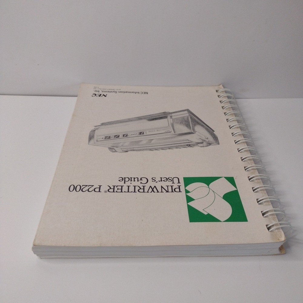 Pinwriter P2200 User's Guide