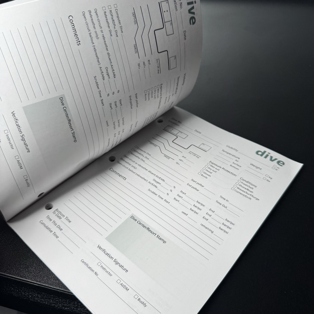 PADI Refill Log Book Red 70048