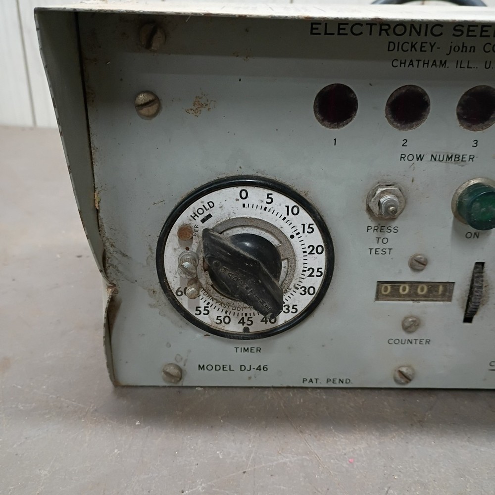 Dickey John Electronic Seed Monitor Model DJ-46 Untested