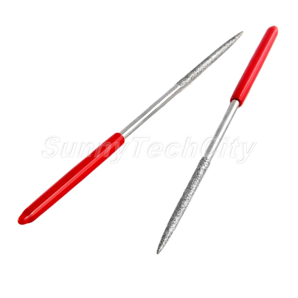Mini Diamond Needle Files 3*140mm Round Needle File with Diamond Coating Kit