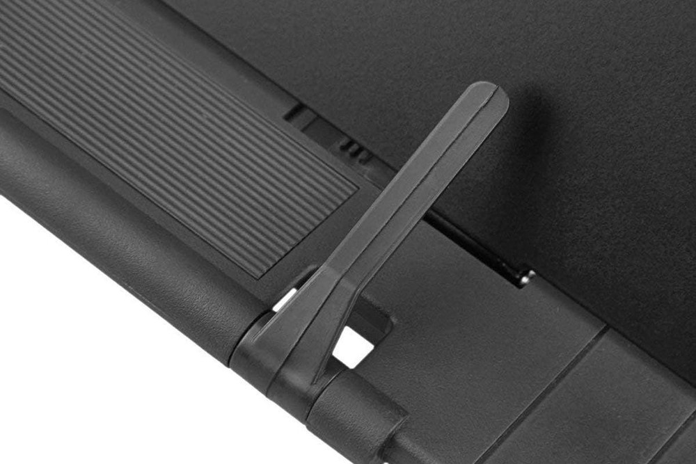 Elegant Desktop Document Holder with 7 Adjustable Positions - Compact & Black