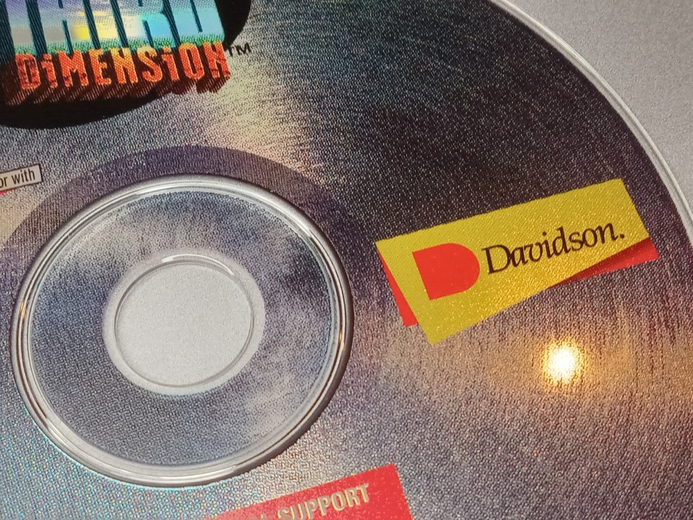 The Third Dimension CD-ROM (1996, Windows 95, Davidson) Disc Only
