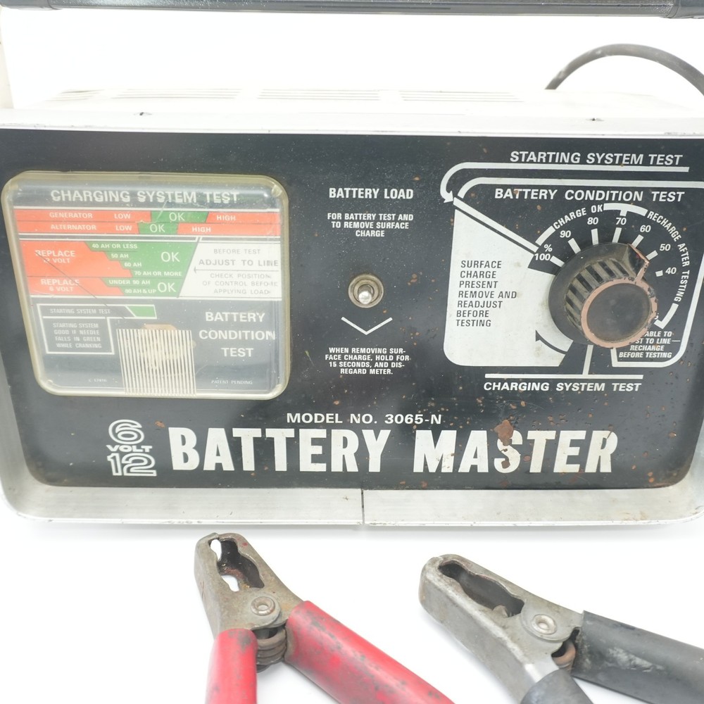 Vintage Battery Master Variable Load Electrical System Tester 6 / 12v 3065-N