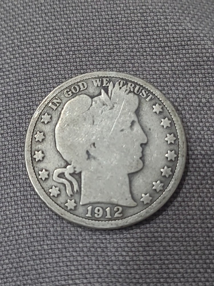 1912 Barber Half Dollar
