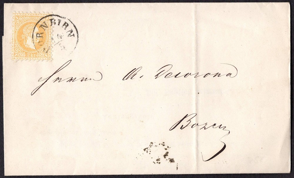 EB 351 - 14/5/1876 - Printed sent from Austria to Tirol.