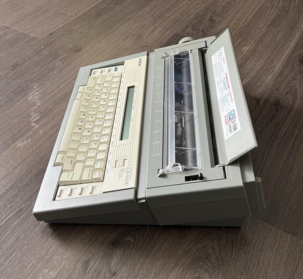 Brother GX-9000 Correctronic Word Processing Typewriter w/ GrammarCheck+ Tested!