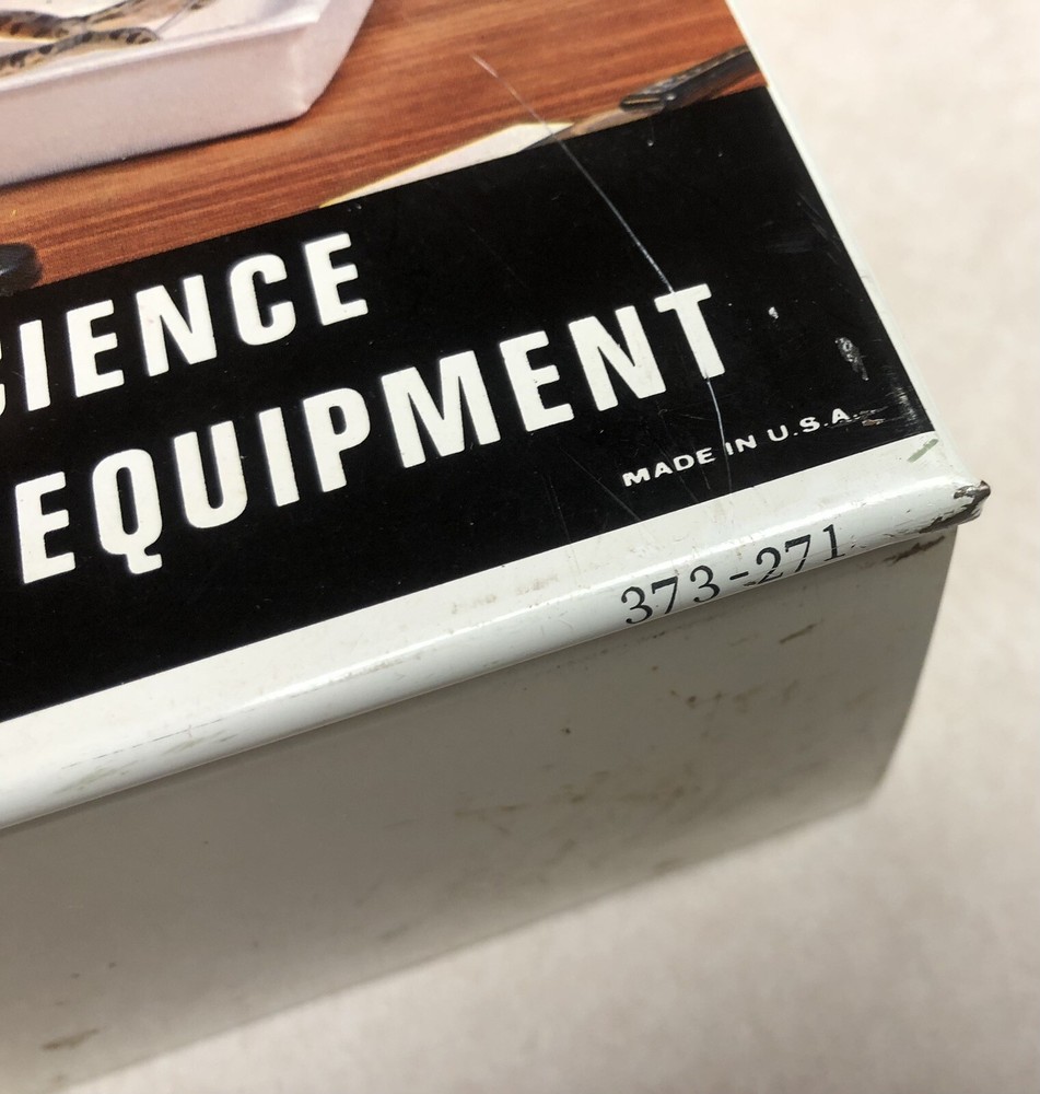 Vintage Porter Microcraft Student Research Series Microscope in Case