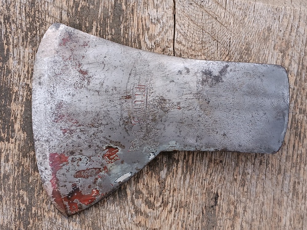 Vintage Plumb Cedar Pattern Axe Head 2 lbs 12 oz
