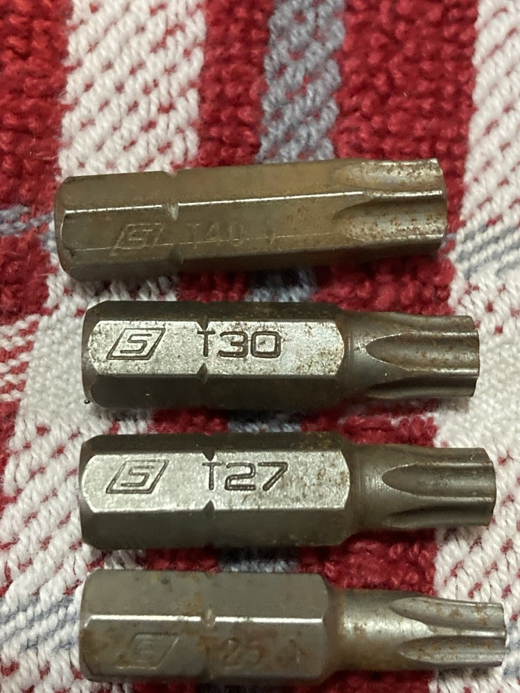 SNAP-ON Tools Master SAE Screwdriver Bit Set In Plastic Case SDM400A PB90