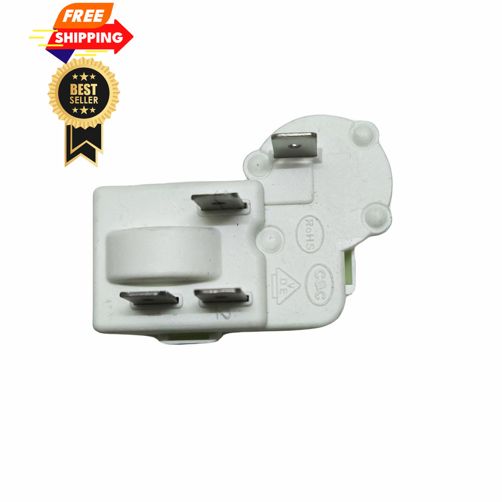 4Pin Refrigerator Over Load Protector Compressor PTC Starter Relay for White