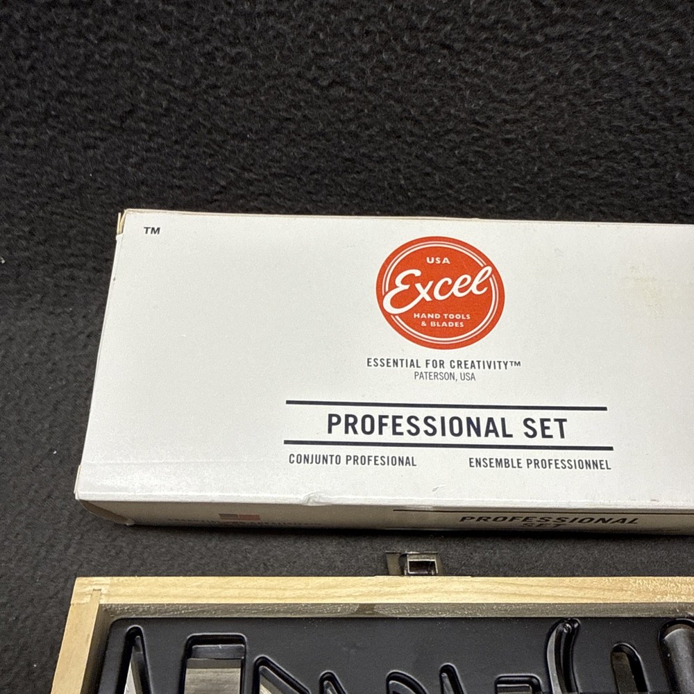 EXCEL 44290 Hobby Knife Set Professional 3 Knives 13 Different Blades Gouges