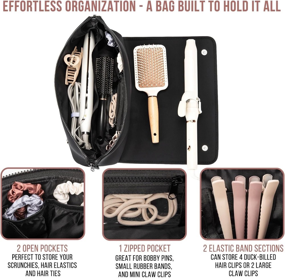 Heat Resistant Flat Iron Holder & Organizer