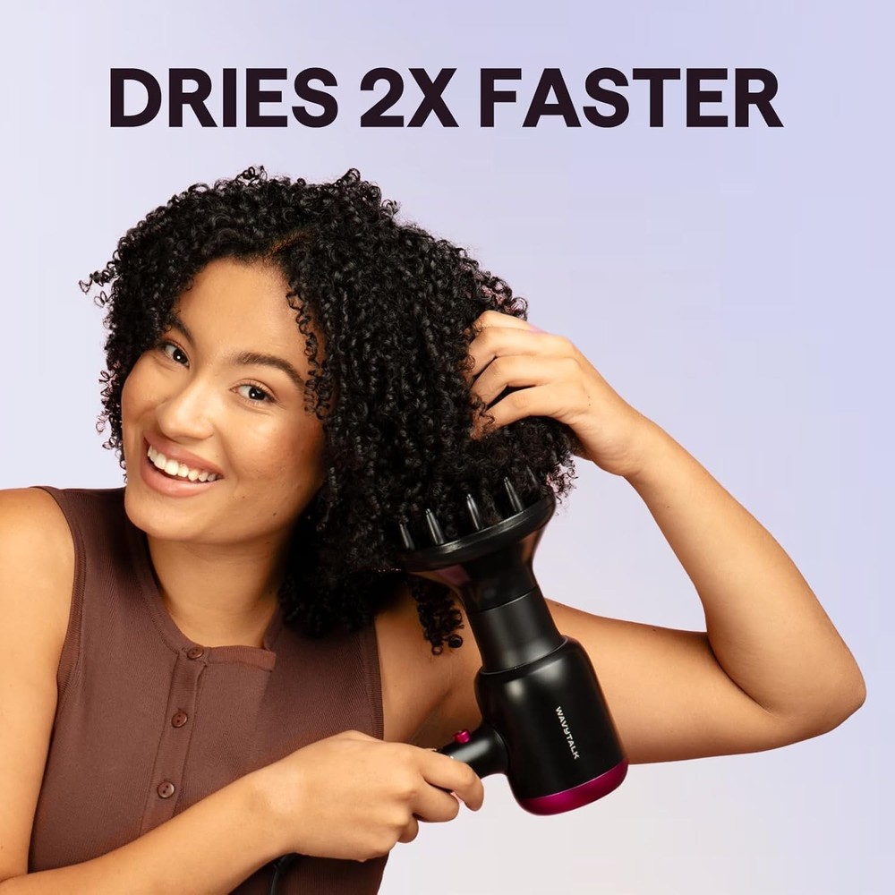 Lightweight and Quiet Ionic Hair Dryer - 1875W with Customizable Settings