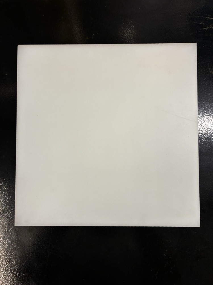 UHMW Sheet, Natural, 1" Thick, 12" Width x 12" Length