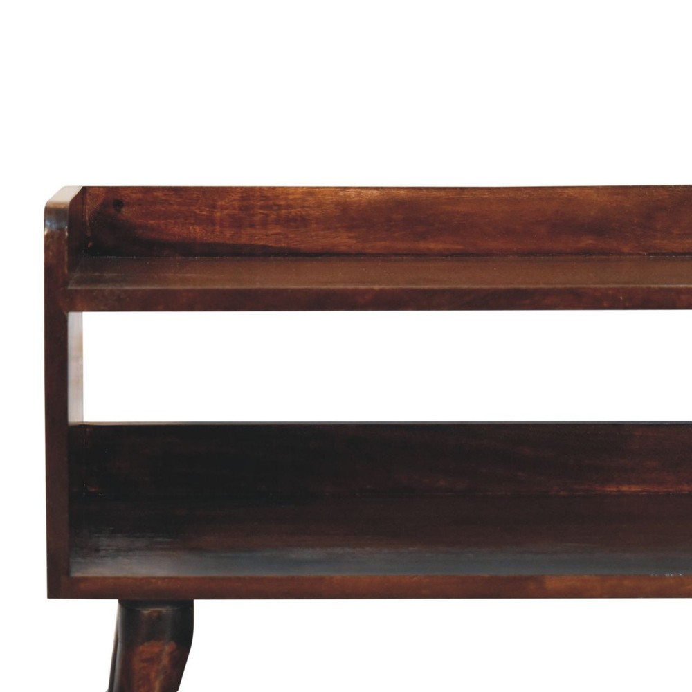 California Walnut Storage Bench