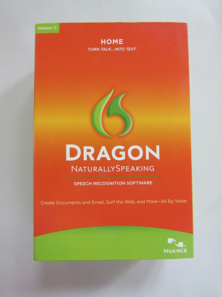 Dragon Naturally Speaking Speech Recognition Software Version 11 with Headset