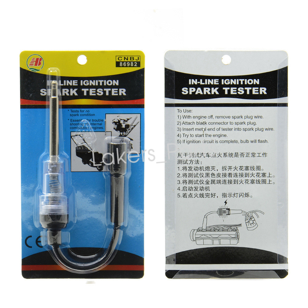 Test Tool Spark Plug Tester Ignition System Coil Engine In Line Auto Diagnostic