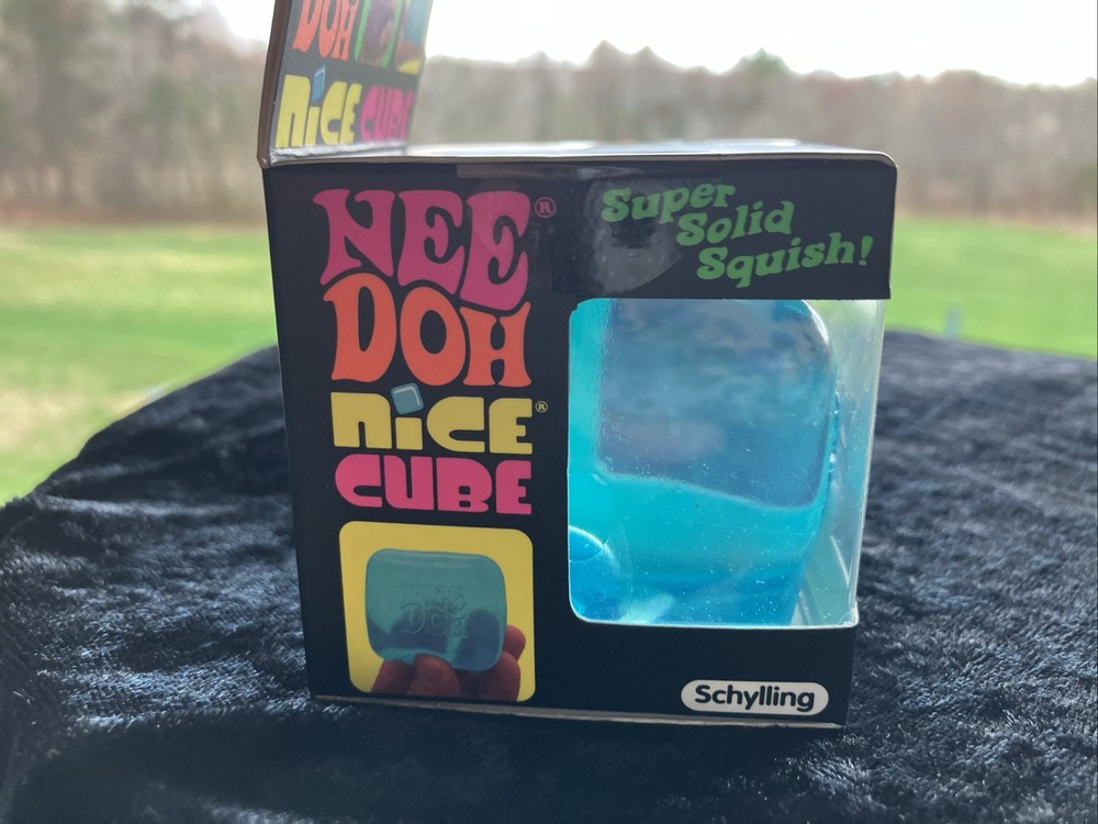 NEEDOH Nice Cube Blue Edition Super Solid Squish Sensory Stress Relief Sealed