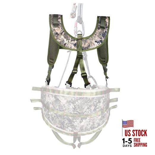 Tree Saddle Suspenders, Modular Yoke Support System with Universal Molle Kit,