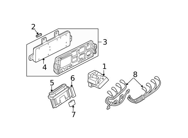 Genuine GM Mount Bracket 10492185