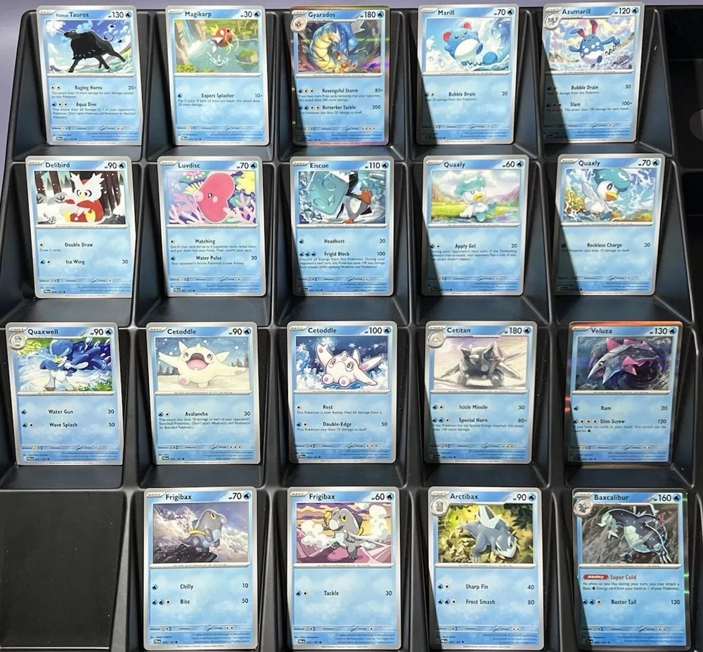 Pokémon PALDEA EVOLVED - Complete Common Uncommon Rare Set - 176 Cards Total
