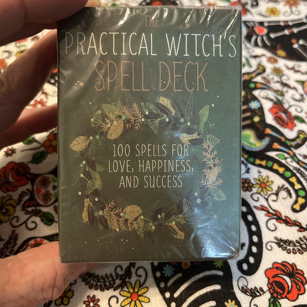 Practical Witch's Spell Card Deck Witchcraft 100 Spells FREE SHIPPING