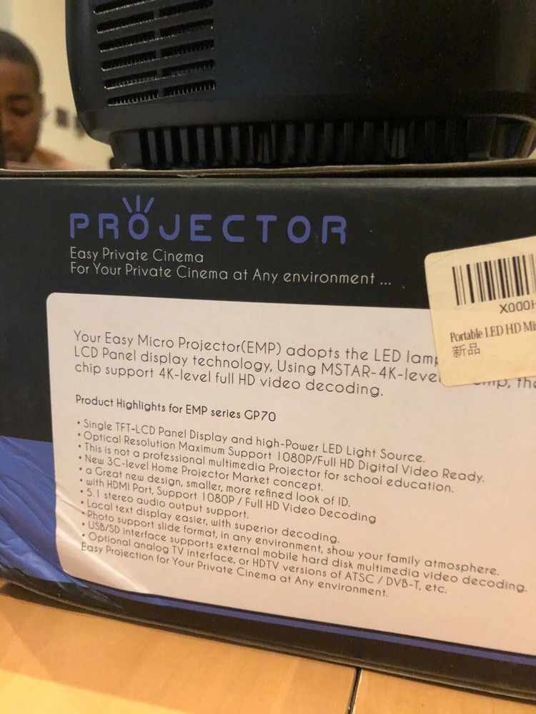 HD Mini Portable Projector LED PIco