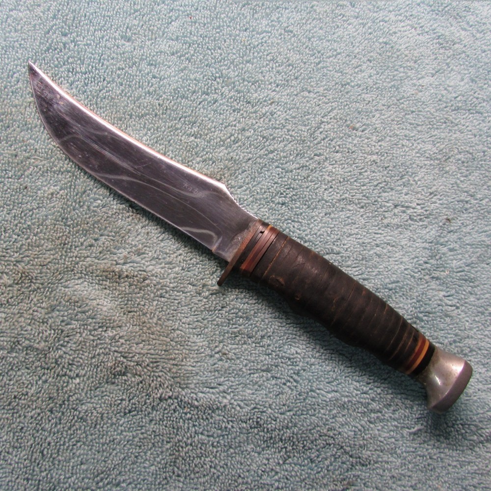 Ka bar  Fixed Blade / Leather Handle  5'' Blade