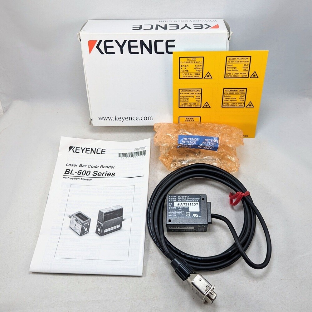 KEYENCE BL-601HA Barcode Scanner Sensor New