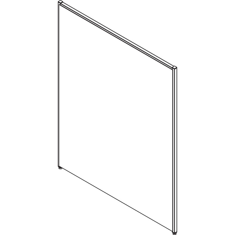Lorell Gray Fabric Panel - 60" Width X 48" Height (llr-90256) (llr90256)