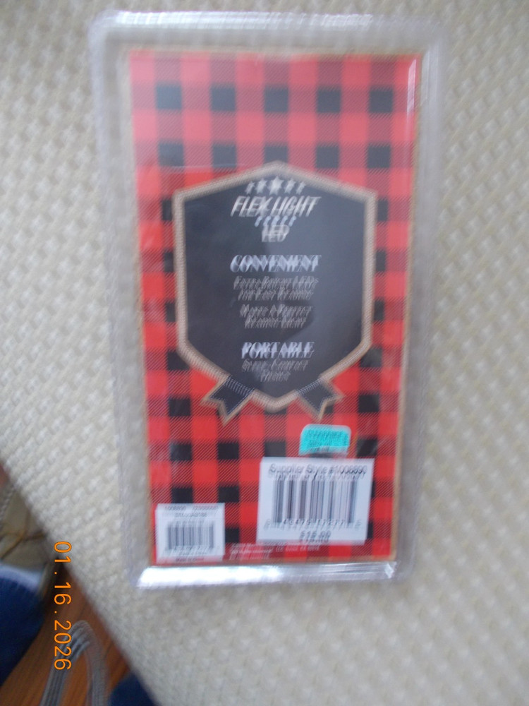 New in Sealed Package Flex Light LED Booklight or small space worklight
