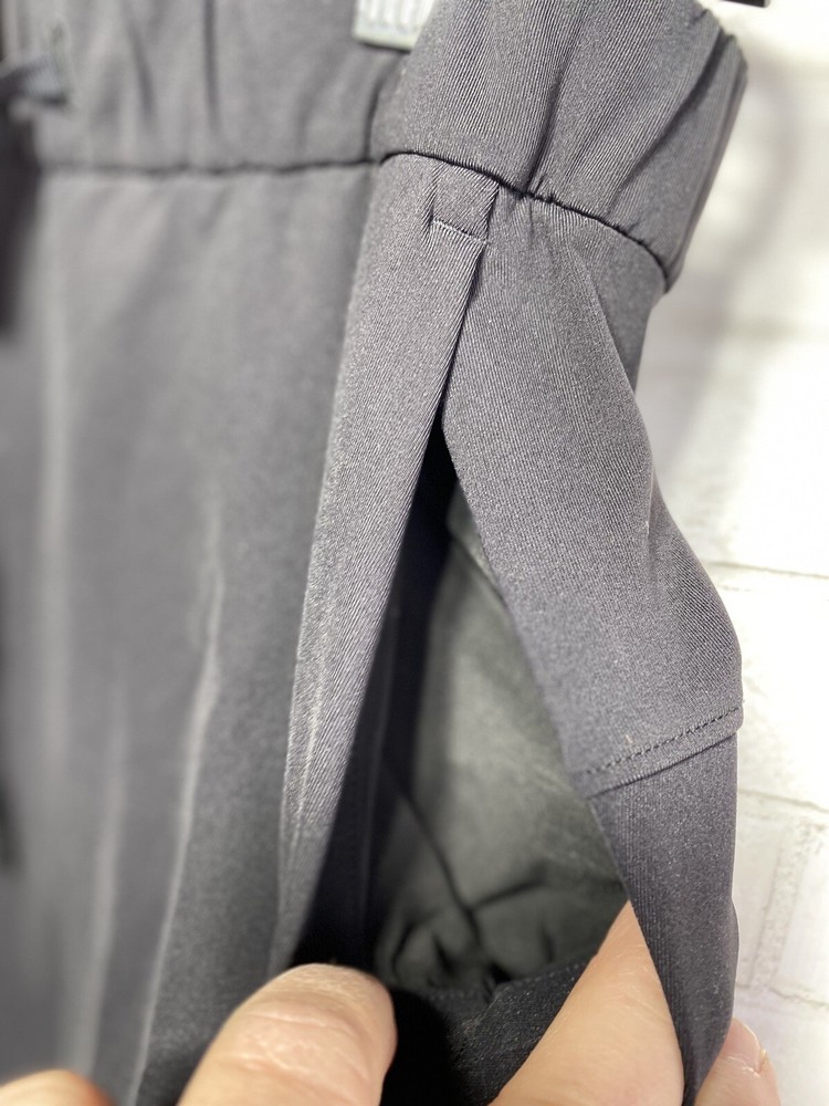 Lululemon Cropped Yoga 4 Drawstring Black Pants EUC