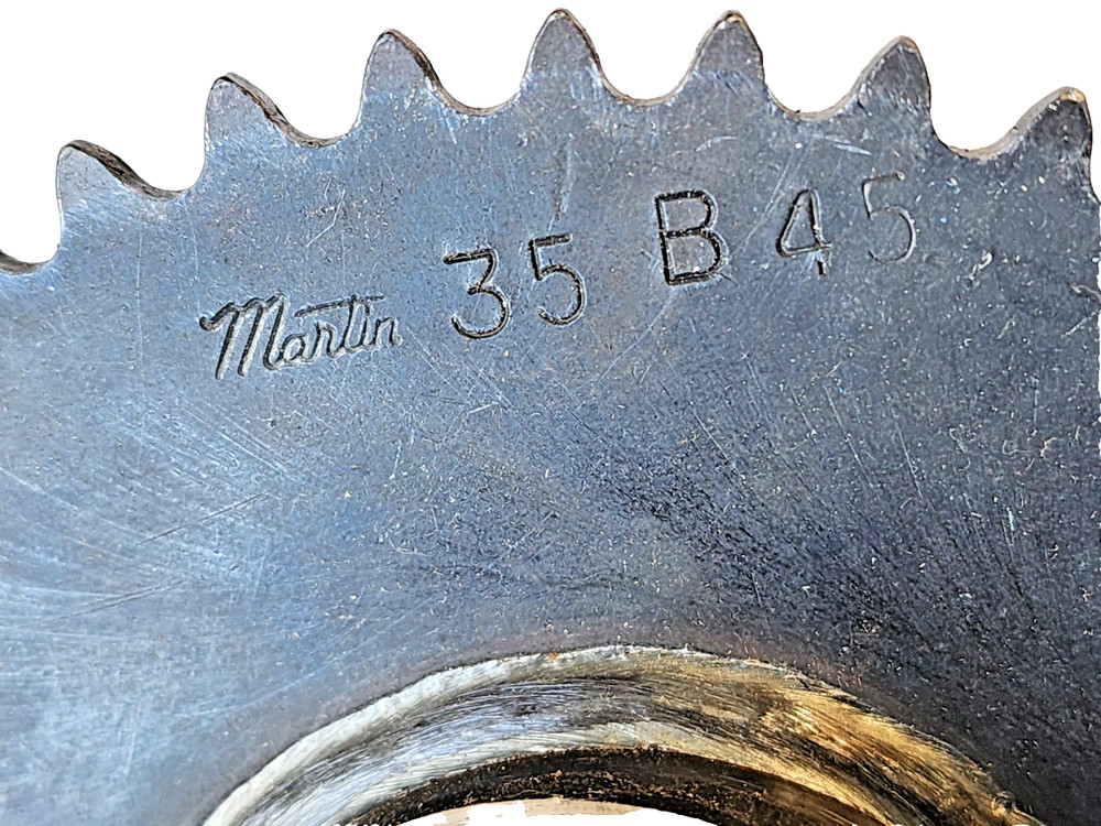 MARTIN SPROCKET & GEAR INC 35B45, 45 Teeth