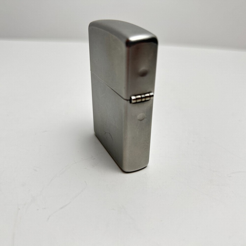 2012 Zippo Satin Brushed Chrome Lighter - Used