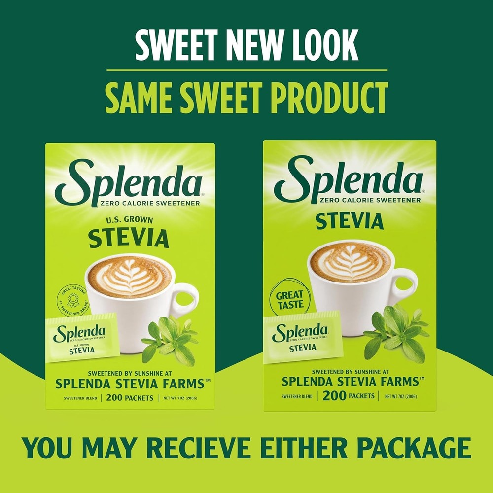 Splenda Stevia Sweetener Packets - 200CT