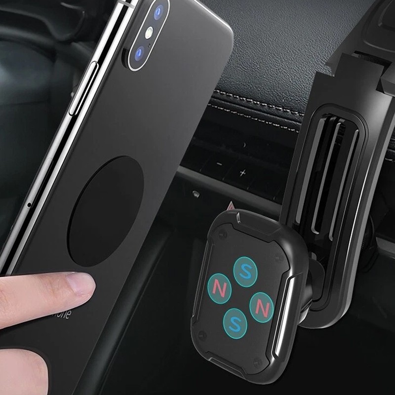 Magnetic 360° Rotatable Phone Mount Holder Car Dashboard Gravity Adjustable