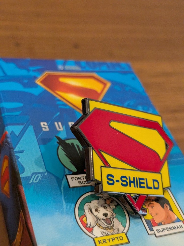 DC Comics Krypto Pin Superman S Shield Mystery Blind Box New