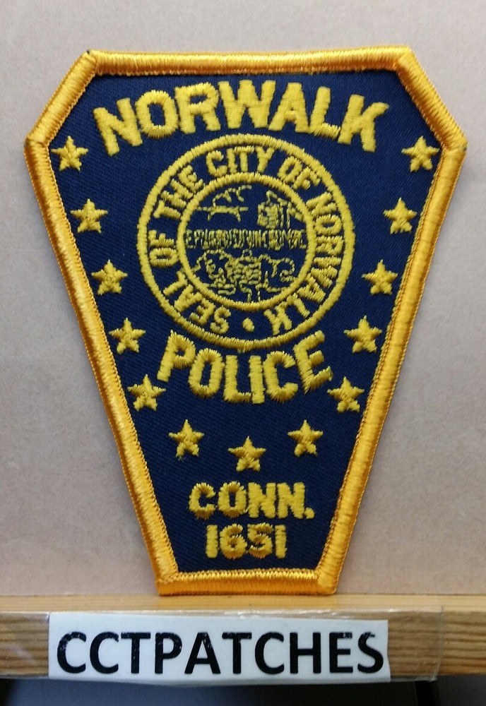 NORWALK, CONNECTICUT POLICE SHOULDER PATCH CT