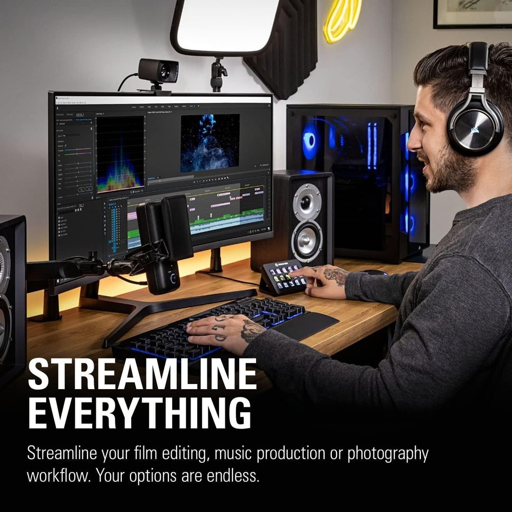 Stream Deck MK.2 - One-Touch 15 Key Controller for Streamlined Content Creation