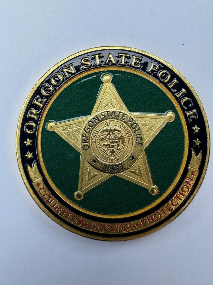 Oregon State Police Challenge Coin