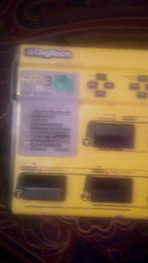 DigiTech RP-3 Multi-Effects Processor for Electric Guitar Digital Distortion