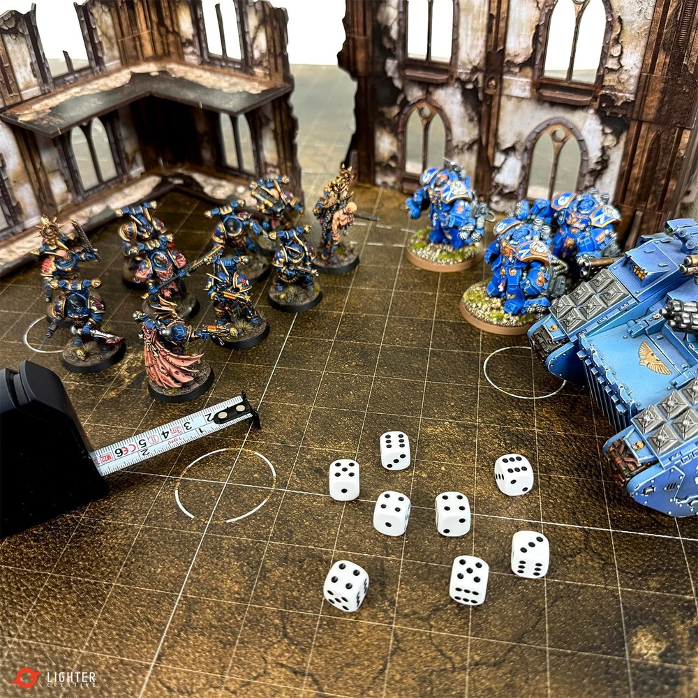 Lighter Creative 44'' x 60'' Battle Mat Gridded War-Gaming x