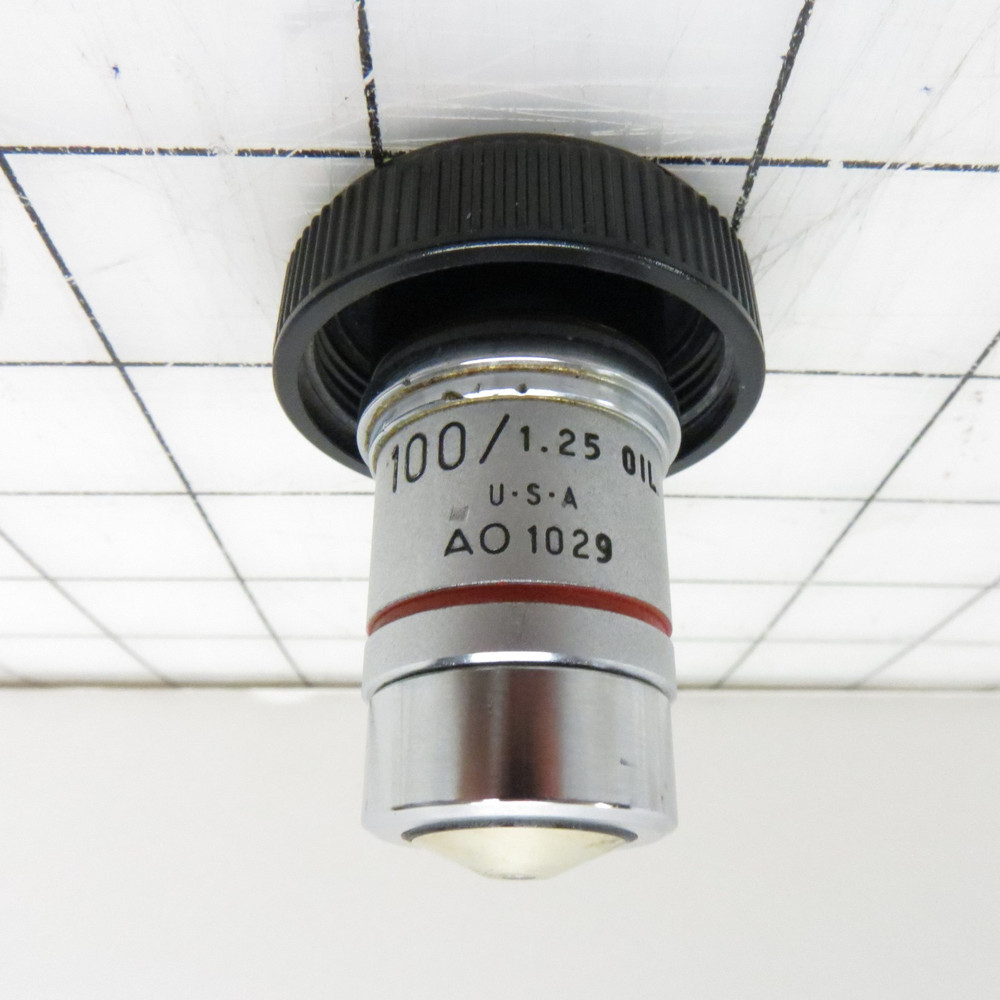 AO Spencer 100 1.25 Oil Plan Achromatic 1029 Microscope Objective
