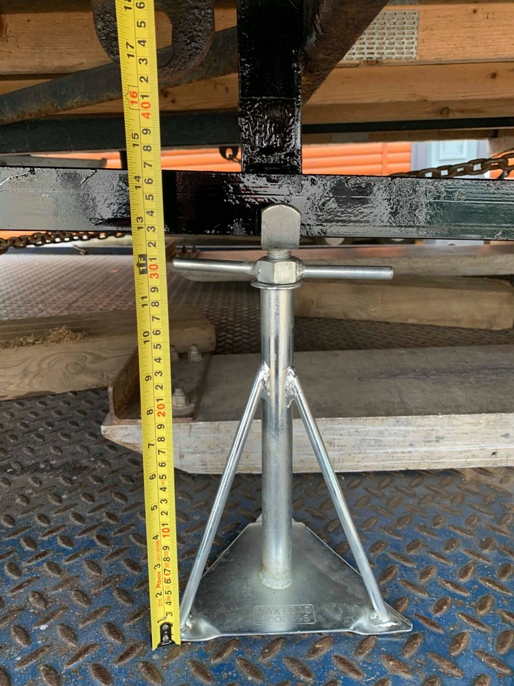 Static Caravan Medium Axle Stand Mobile Home Siting Chassis 12" - 16.5"