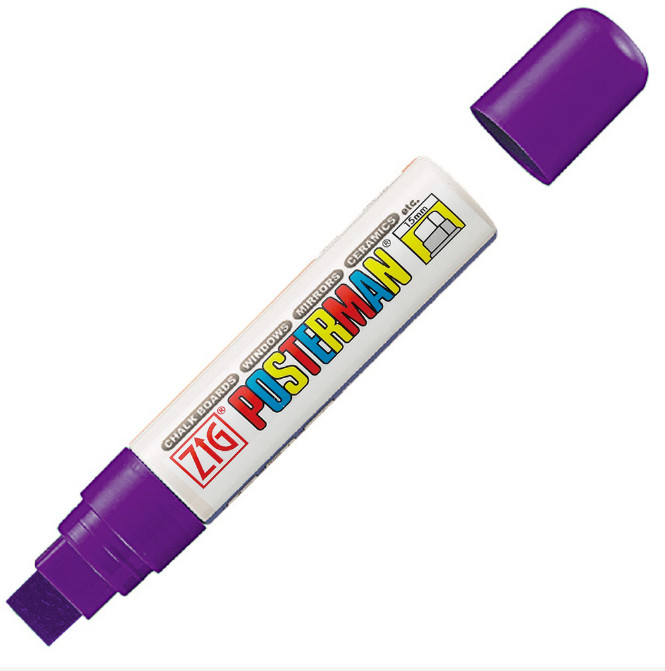 Violet Posterman Waterproof Pen - 15mm Nib