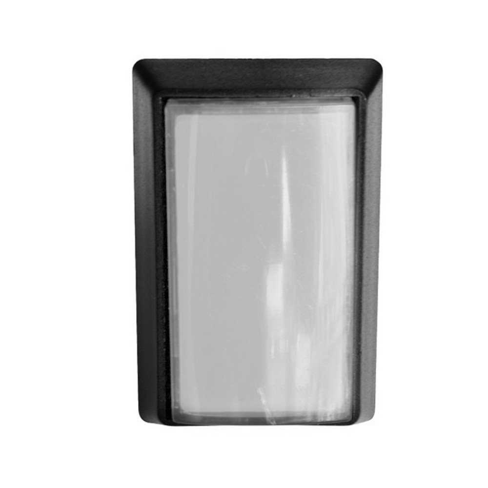 1Pc White Arcade Square Rectangle Buttons LED Push Illumilated w/h Microswitch