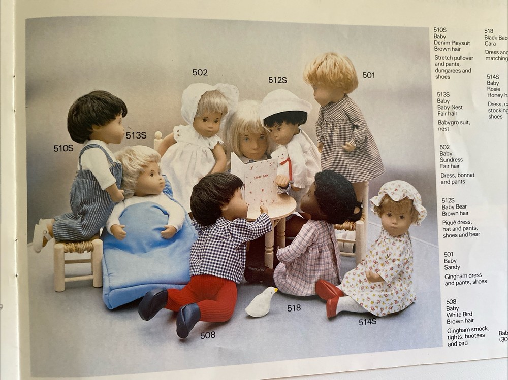 Vintage Sasha Doll Catalogs 1983